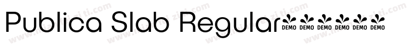 Publica Slab Regular字体转换